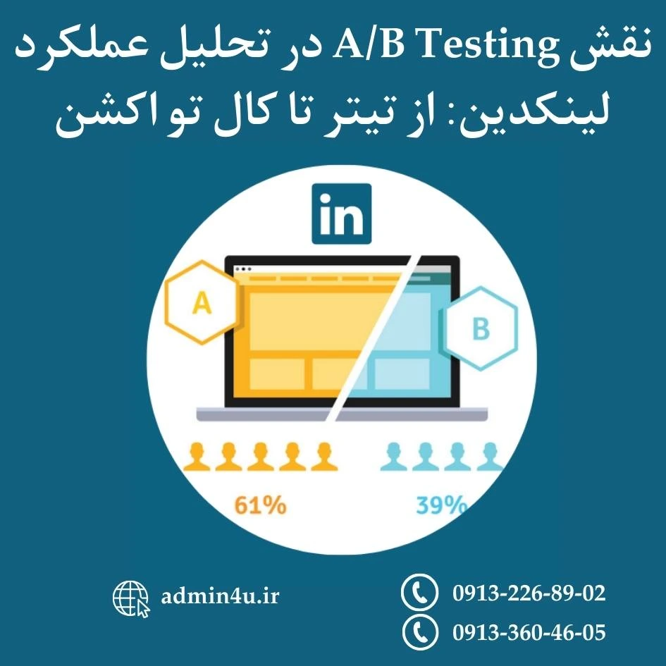 نقش A/B Testing در تحلیل عملکرد لینکدین: از تیتر تا کال تو اکشن