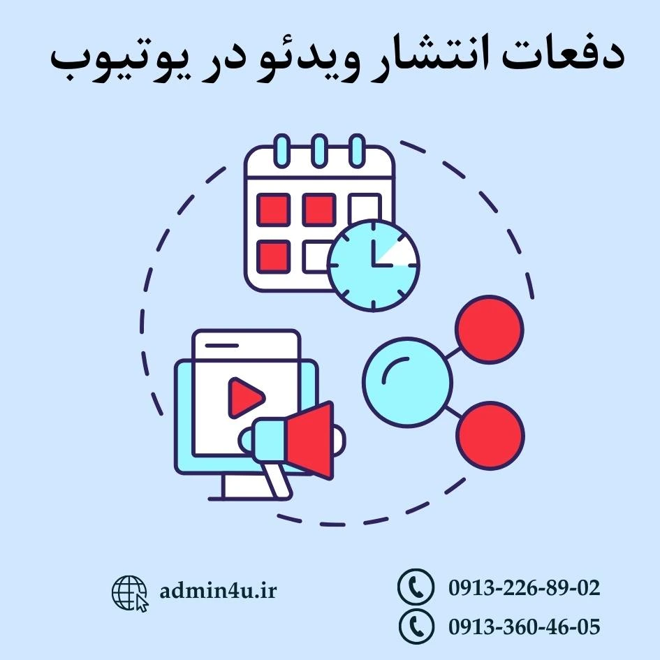 دفعات انتشار ویدیو در یوتیوب